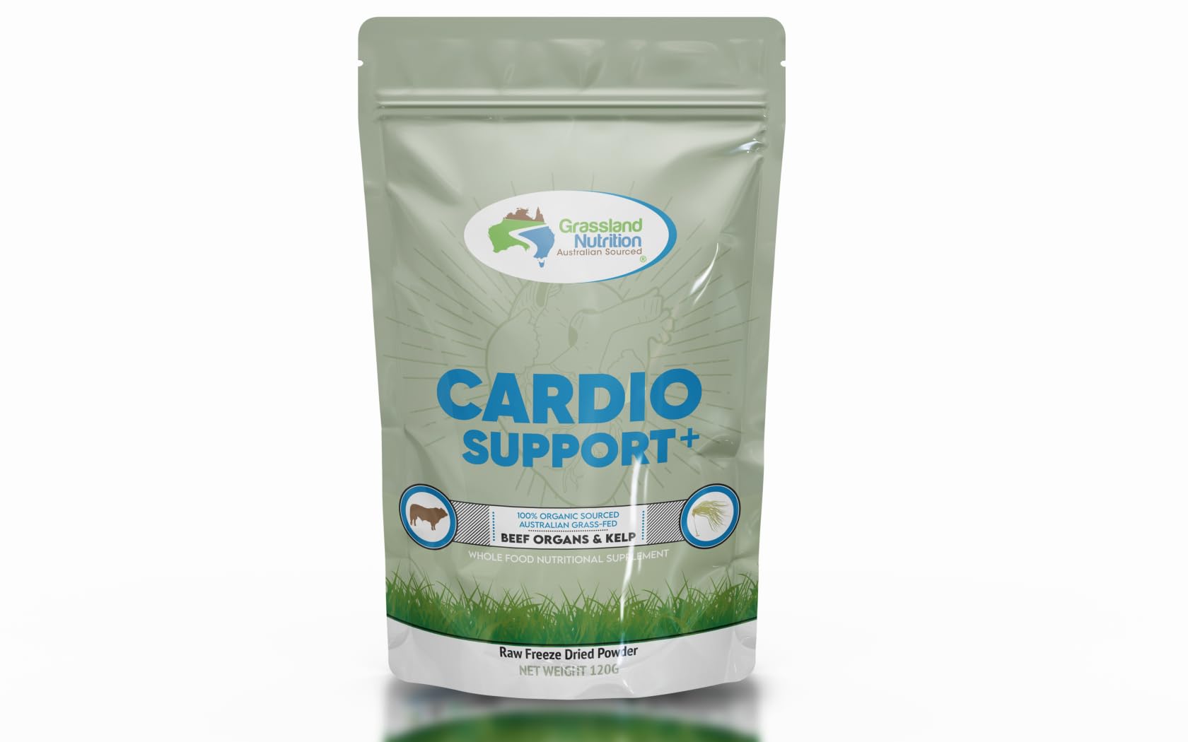 GRASSLAND NUTRITION Cardio Support+ Powder 4.2 Ounce