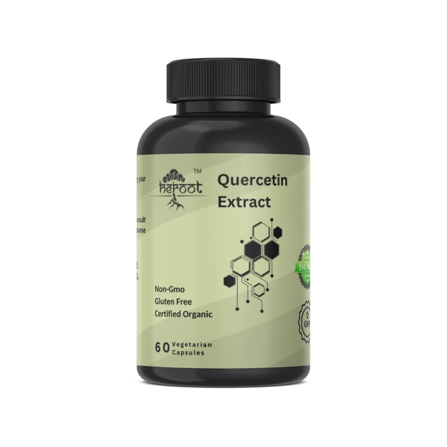 Heroot Quercetin Extract Capsules 60 Count