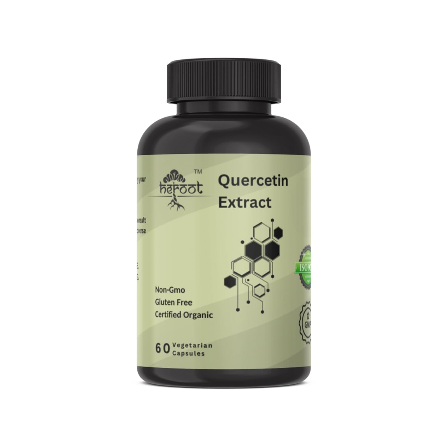 Heroot Quercetin Extract Capsules 60 Count