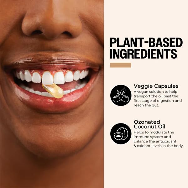 PurO3 Coconut Oil Capsules 90 Capsules