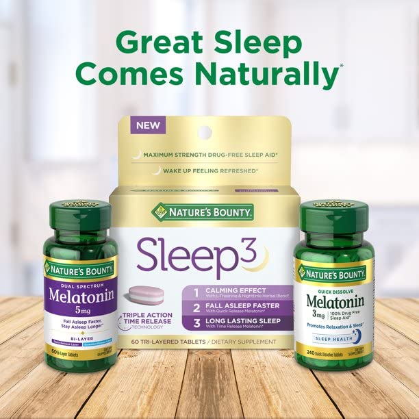 Nature's Bounty Melatonin 10mg Capsules, 240 Count