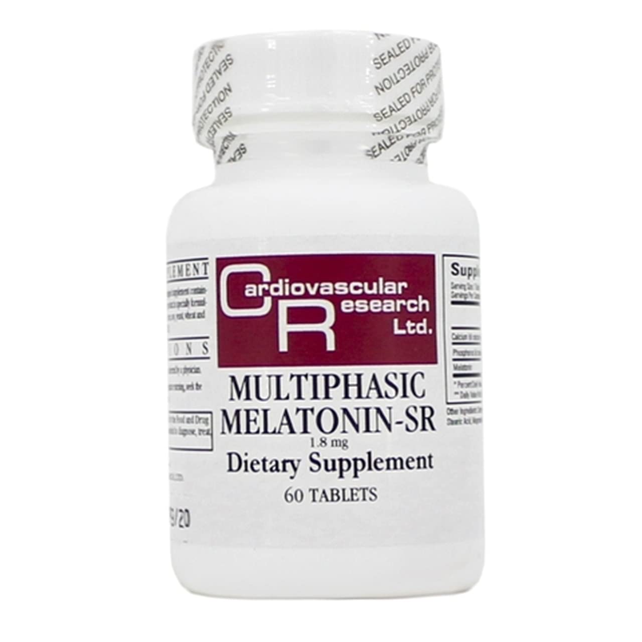 Ecological Formulas Melatonin-SR 1.8 mg Multiphasic Tablet, 60 Tablets