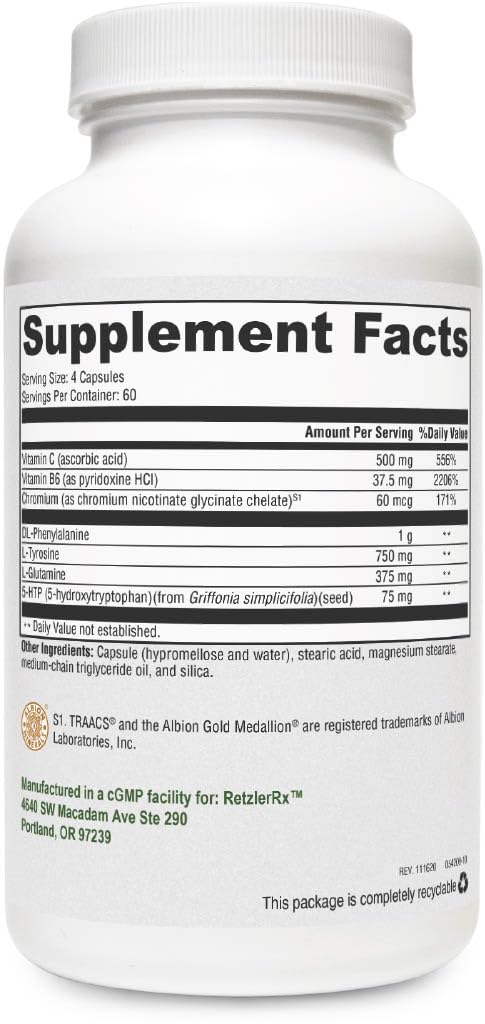 HormoneSynergy Crave Control Capsules 240 Count
