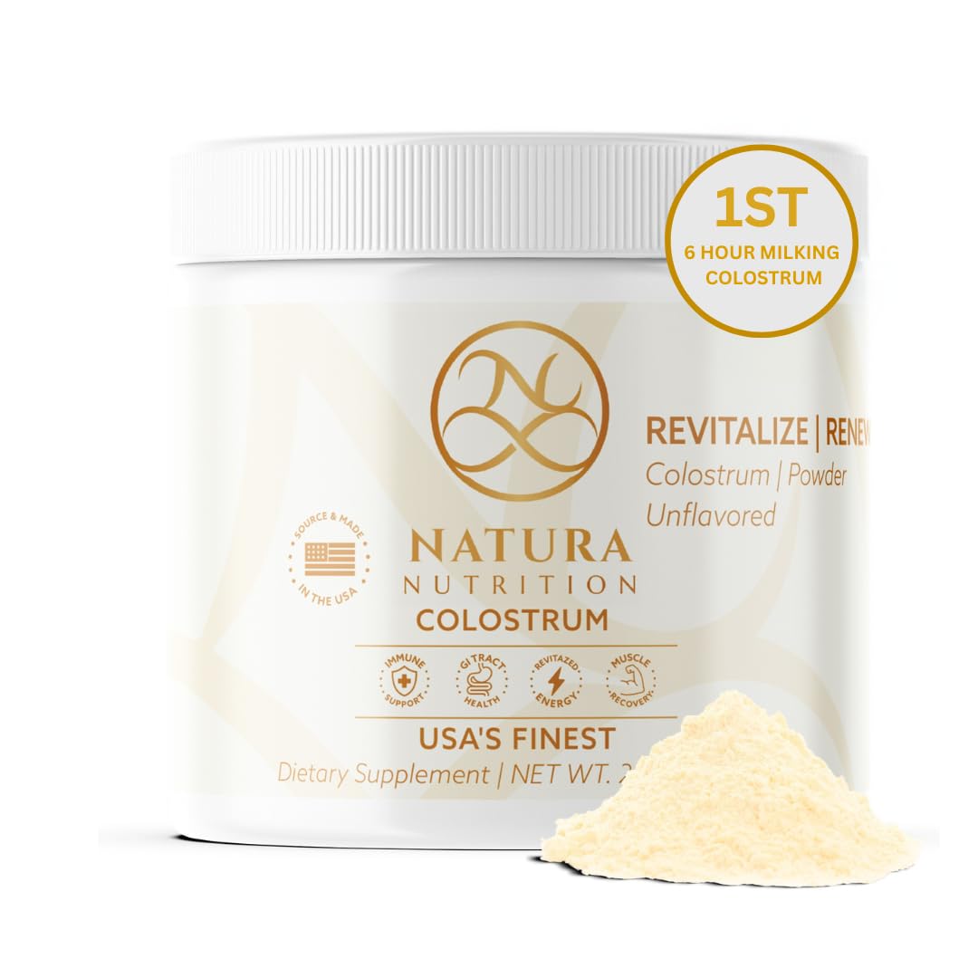 Natura Nutrition Grass-Fed Bovine Colostrum Powder, 4.23 oz, 60 Servings