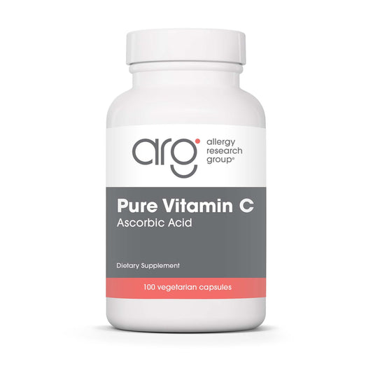Allergy Research Group Pure Vitamin C Capsules 100 Count