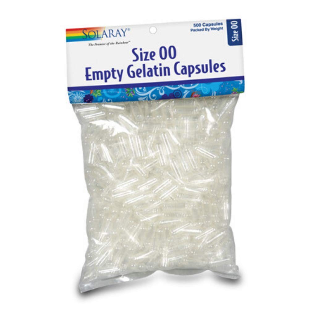 Solaray Empty Gelatin Capsules, 500 Count