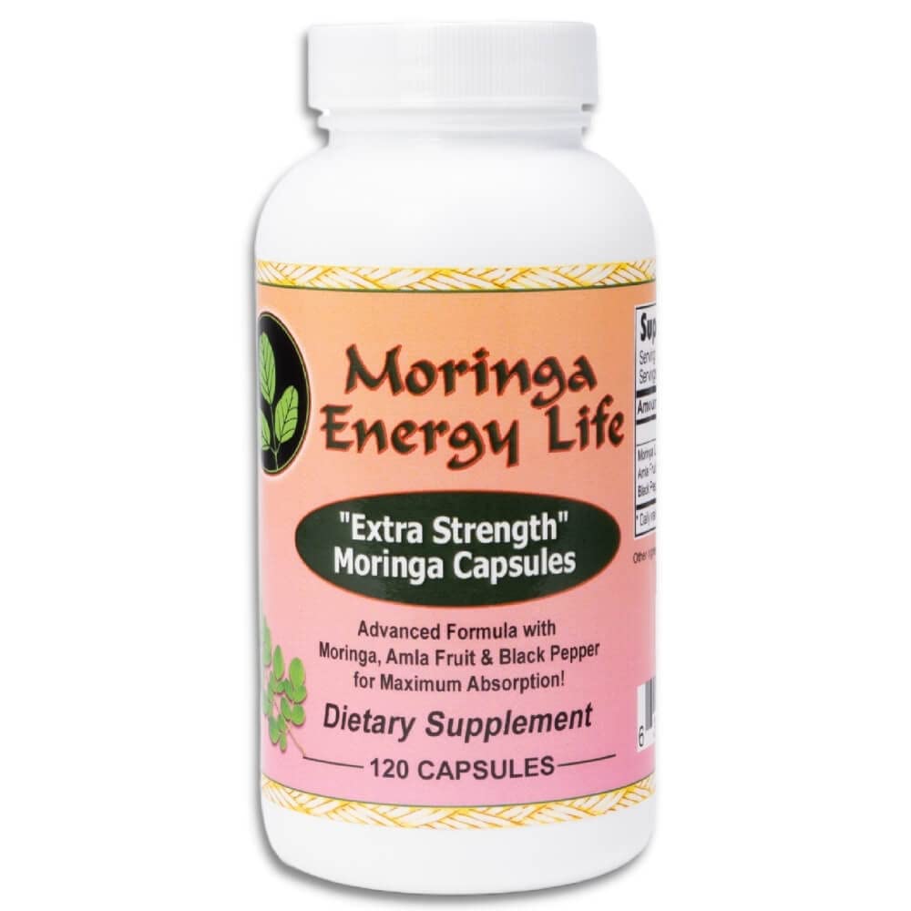 Moringa Energy Life Moringa Extra Strength Capsules 120 Capsules