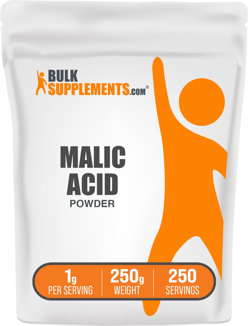 BulkSupplements Malic Acid Powder 8.82 oz