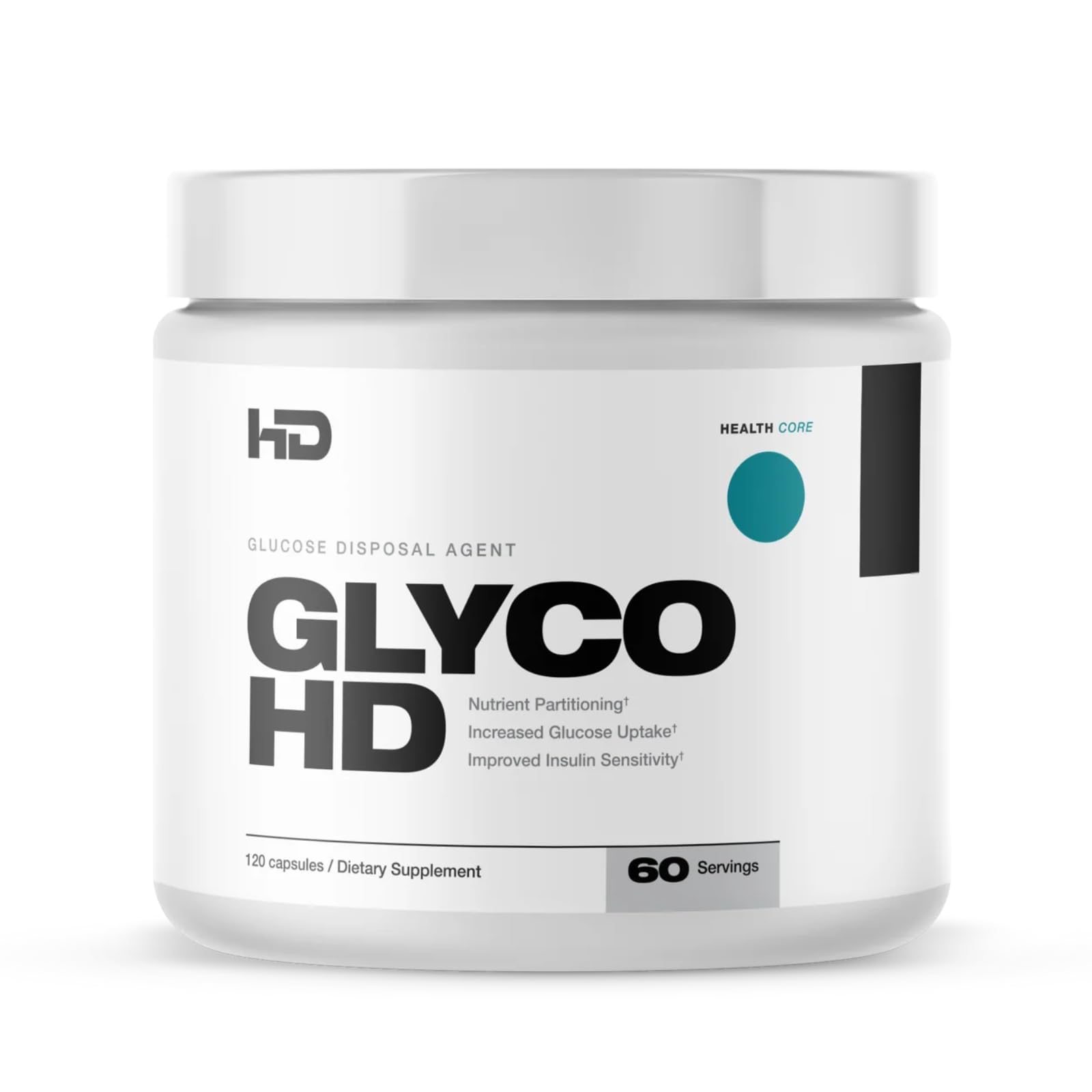 HD MUSCLE GlycoHD Glucose Disposal Agent (GDA) Capsule, 60 Count