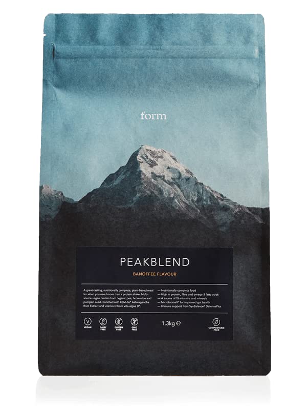 Form Peakblend Vegan Meal Replacement Shake Powder, Chocolate Peanut, 45.86 oz