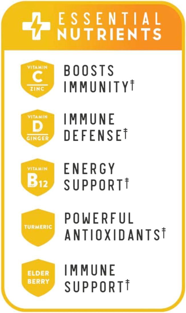 REDMOND Re-Lyte Immunity, Multivitamin Supplement Mix Powder 7.6 Ounce