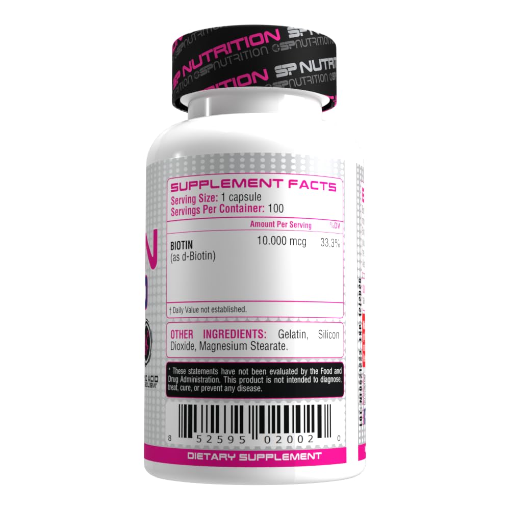 S Nutrition Biotin Capsules 100