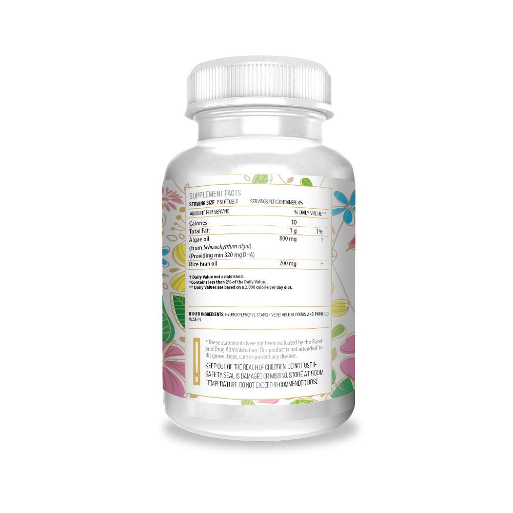 ACTIF Vegan Omega-3 High Strength Algae Oil Gummy, 90 Count