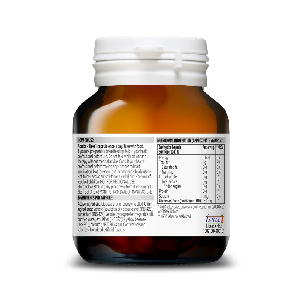 Blackmores CoQ10 Capsules, 30 Capsules