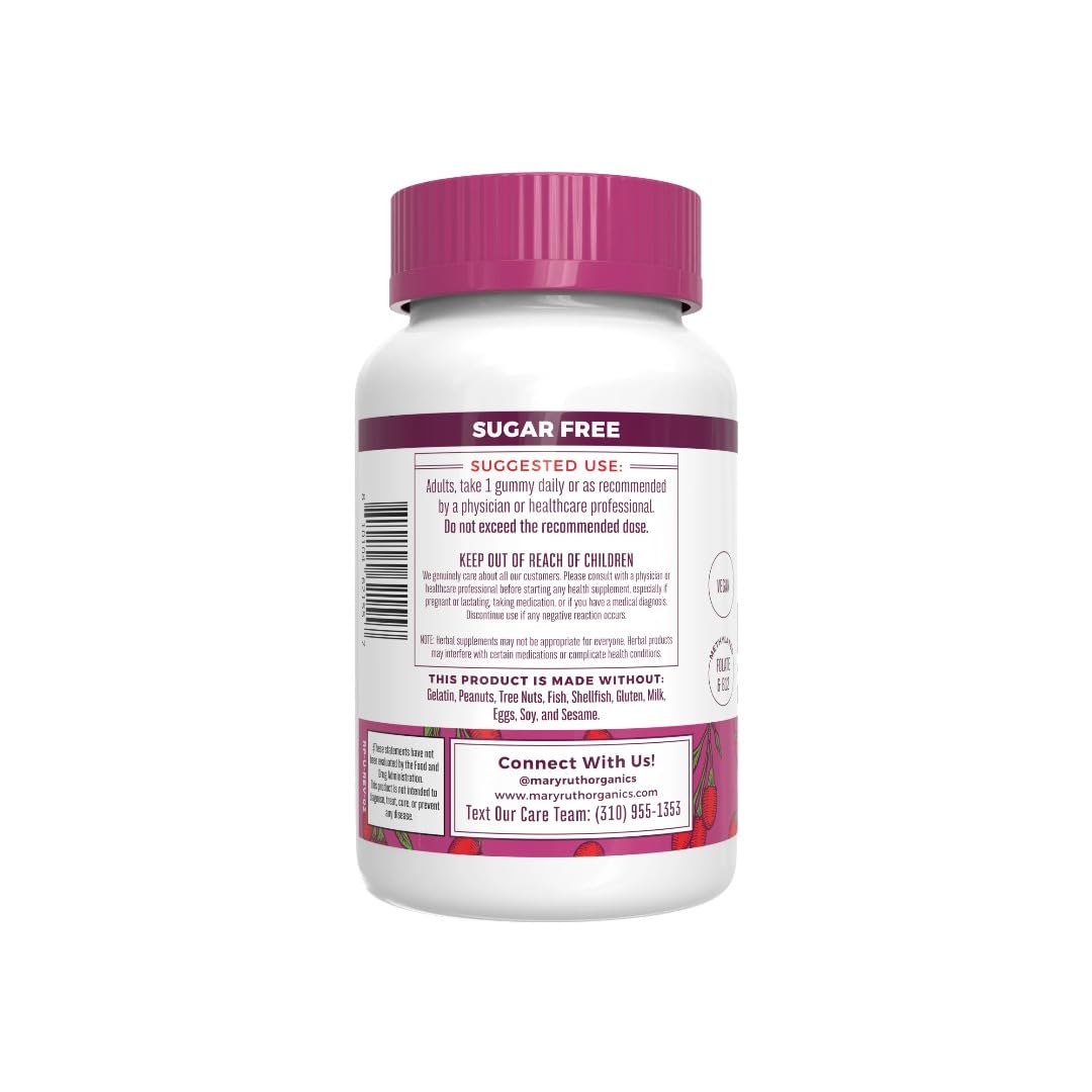 MARYRUTH'S Biotin Gummies Goji Berry 30 ct