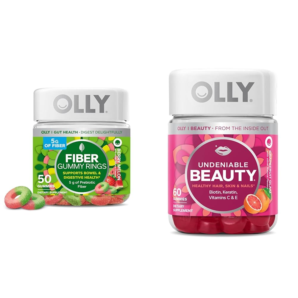 OLLY Fiber Gummy Rings, 50 Gummies