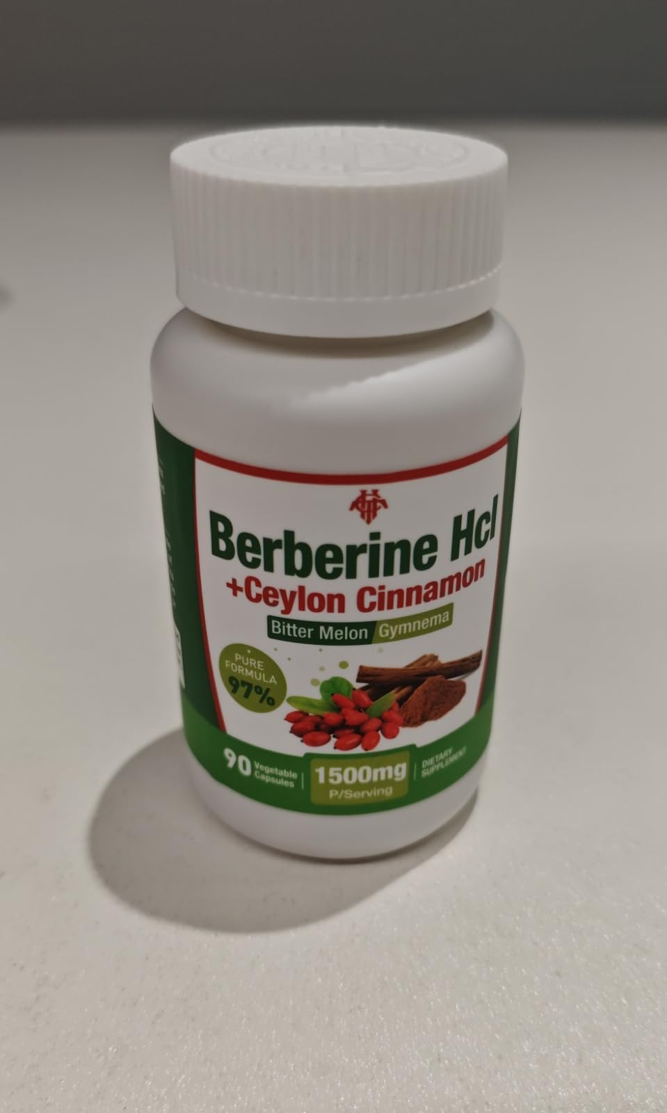 CHANUBITO Berberine Supplement 1500mg Capsule, 90 Capsules