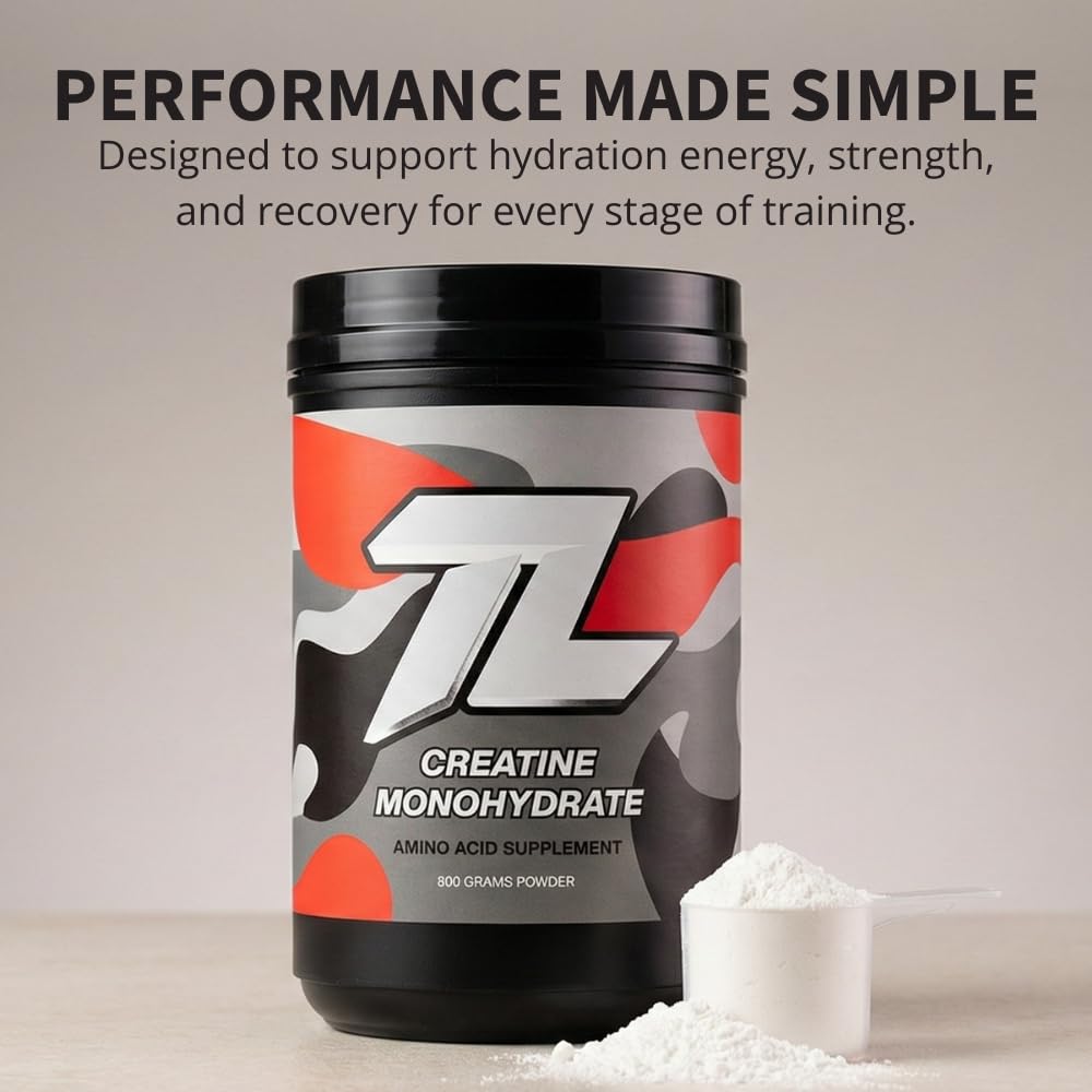 The Treigning Lab Creatine Monohydrate Micronized Powder, 1.1 Pound