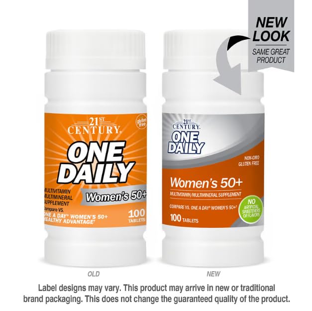 21st Century One Daily Women's 50+ Tablets, 100-Count