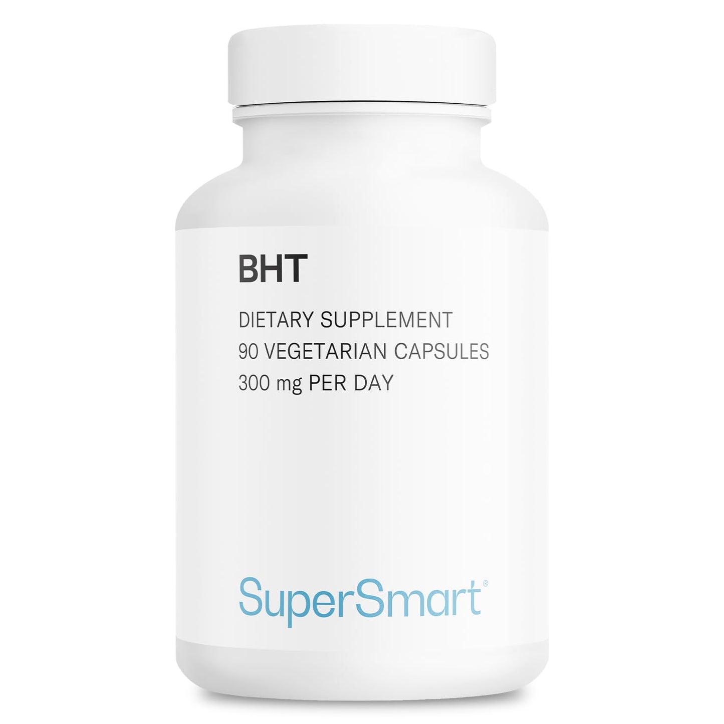 Supersmart BHT Supplement 300mg per Day Capsule, 90 Capsules
