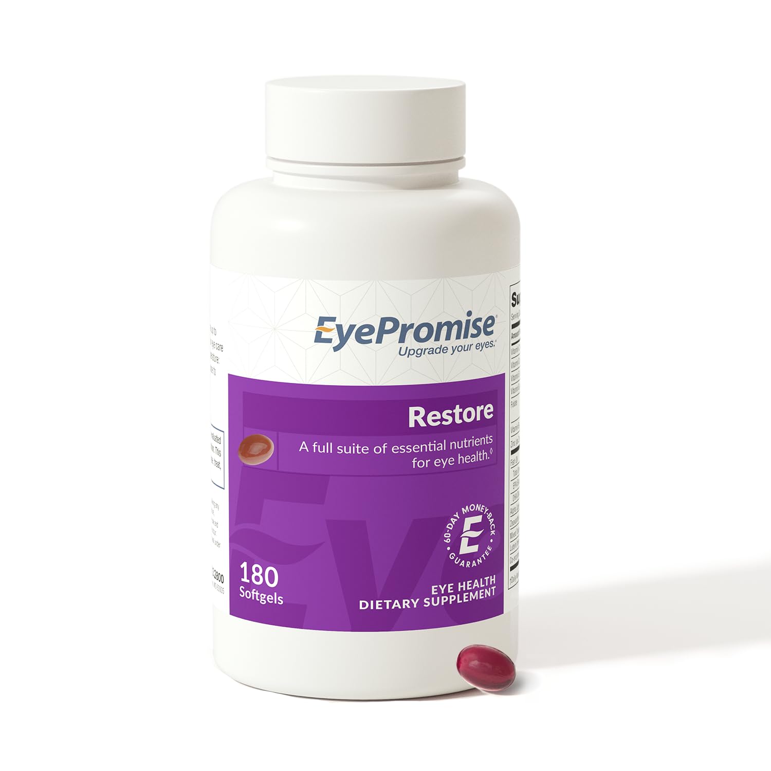 EyePromise Restore Aging Eye Health Supplements Softgels, 180 Count