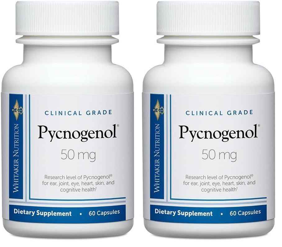 DR.WHITAKER Clinical Grade Pycnogenol 50mg Capsules, 120 Count
