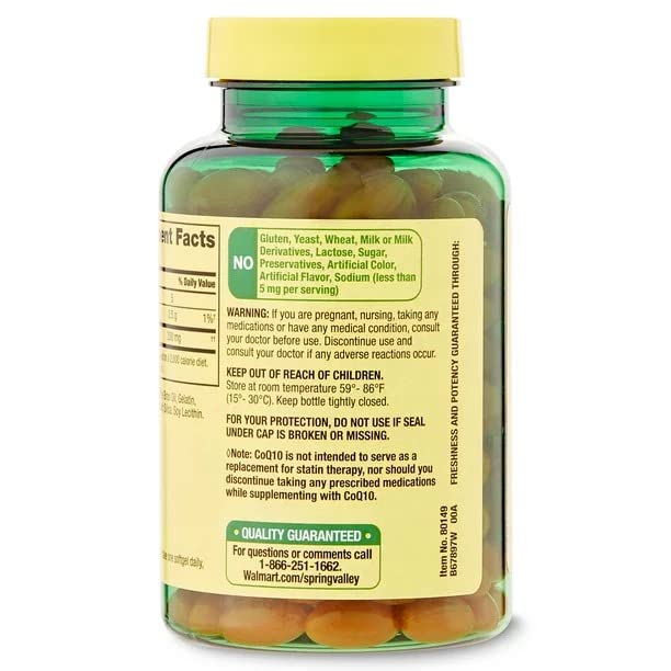 Convergence CoQ10 Rapid Release Softgels, 200mg, 150 Softgels