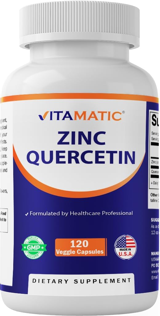 Vitamatic Zinc Quercetin 120 Capsules