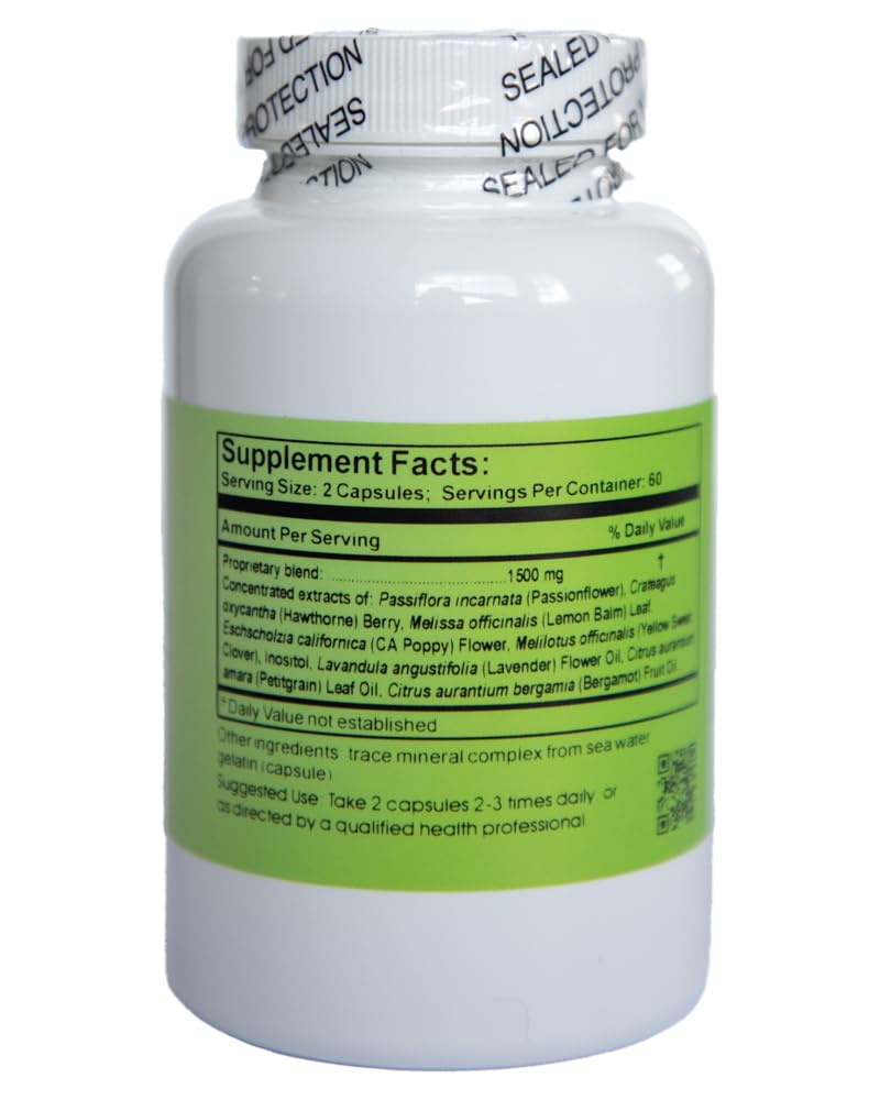 Time Laboratories Super Alpha Calm Capsules, 120 Capsules