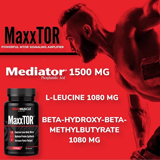 Max Muscle MaxxTOR Muscle Amplifier 126 Capsules