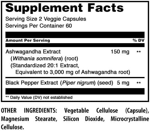 Amazing Nutrition Ashwagandha Extract Supplement Capsules 240