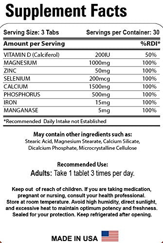 Organic Farms Vitamins 7 Minerals with Vitamin D Tablet, 90 Tablets