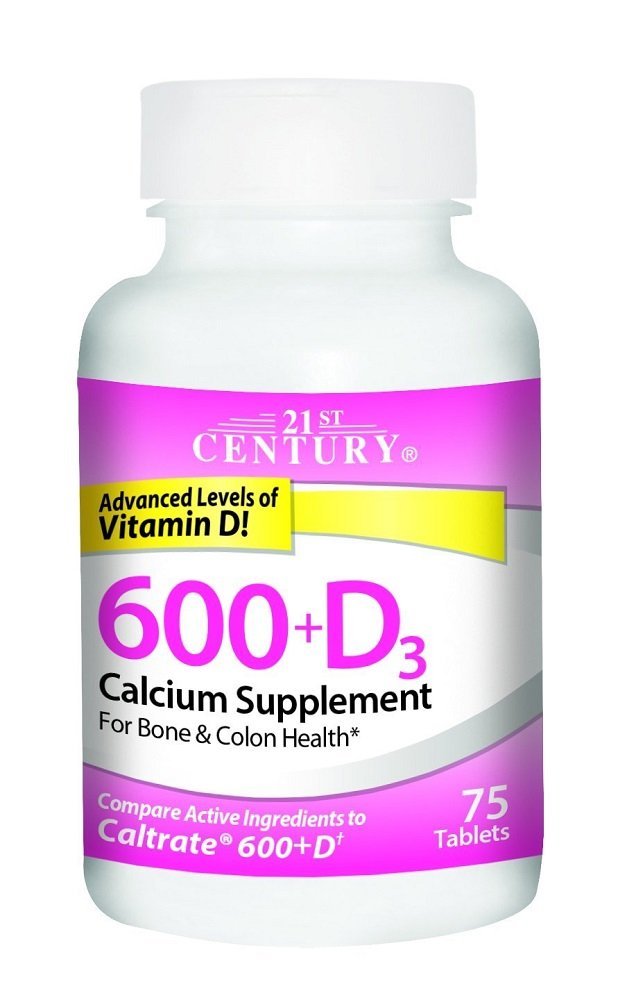 21st Century Calcium 600+D3 600mg-800IU Caplets 375