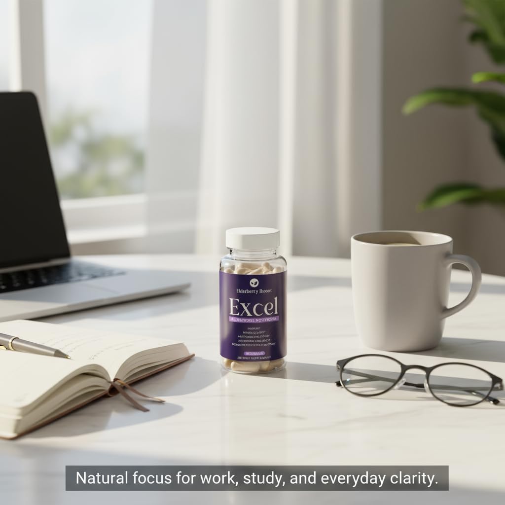 Elderberry Boost Excel Capsules 60 Count