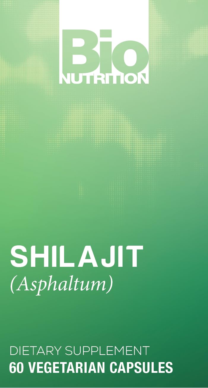 Bio Nutrition Shilajit (Asphaltum) Capsules 60 Count