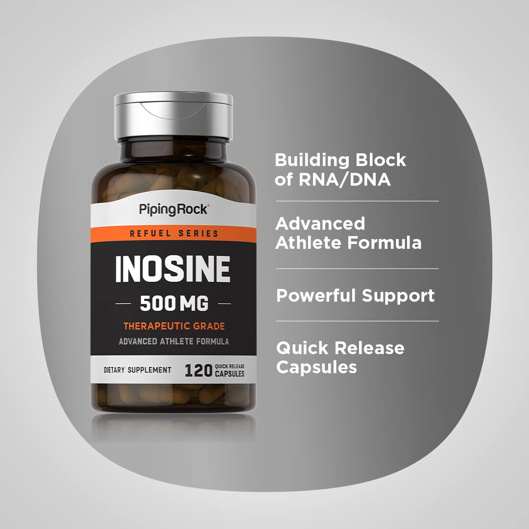 Piping Rock Inosine 500mg Capsules 120