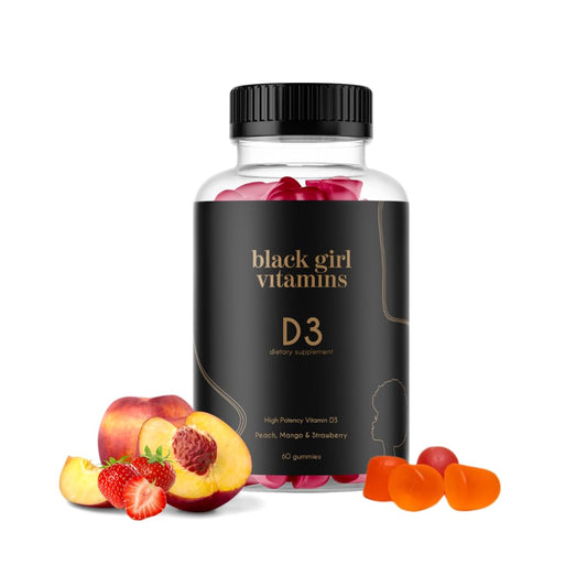 Black Girl Vitamins Vitamin D3 Gummies 60 Count