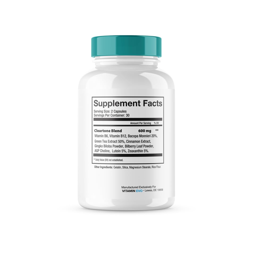 Vitamin Evo Cleartone 180 Capsules