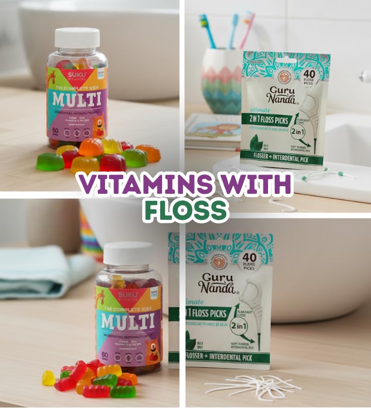GROVE Suku Vitamins Kids Multivitamin Chewable 4 Pack