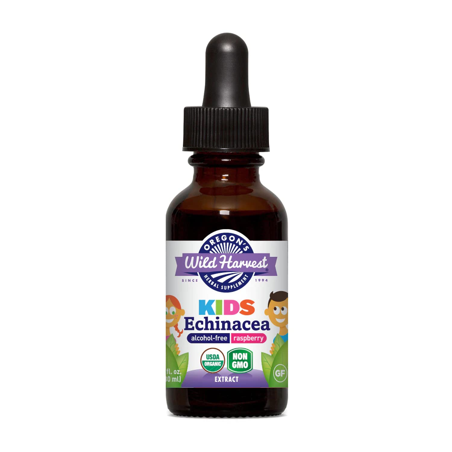 Oregon's Wild Harvest Children's Echinacea Raspberry Capsule, 1 Capsule