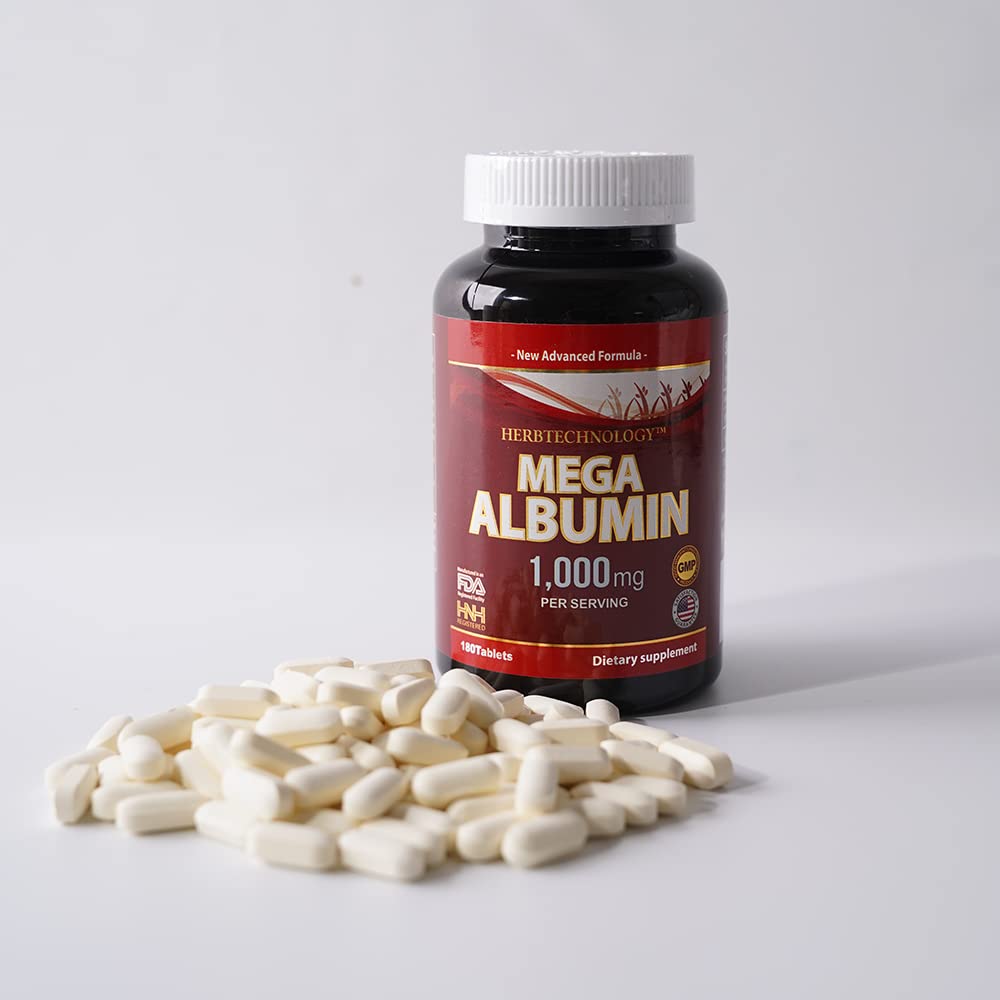Dr.K&C HNHusa Mega Albumin Protein 1000mg Tablets, 120 Tablets