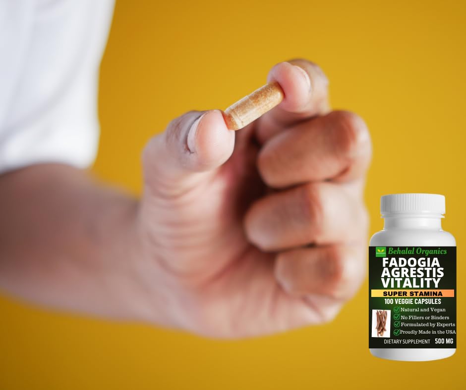 Behalal Organics Fadogia Agrestis Capsules 100 Count