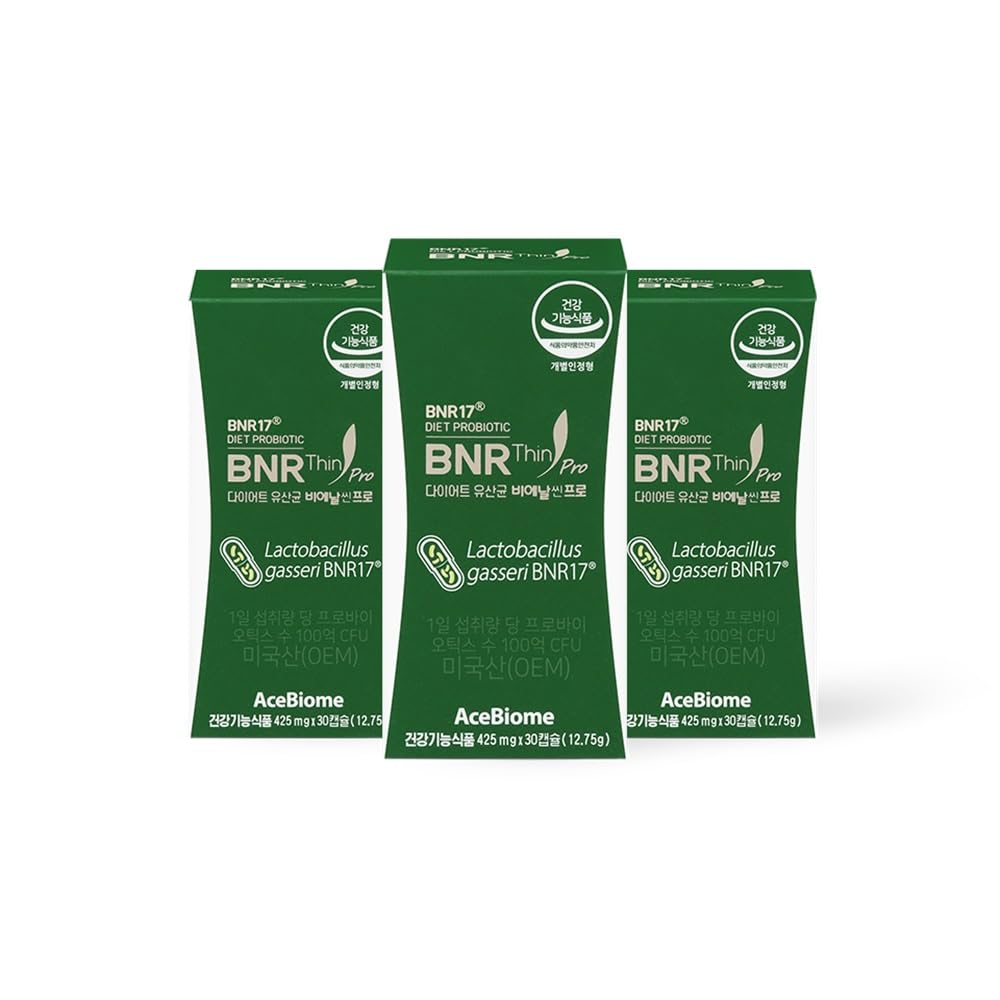 AceBiome BNRThin Pro Lactobacillus Gasseri BNR17 10 Billion CFU Capsules 90 Count