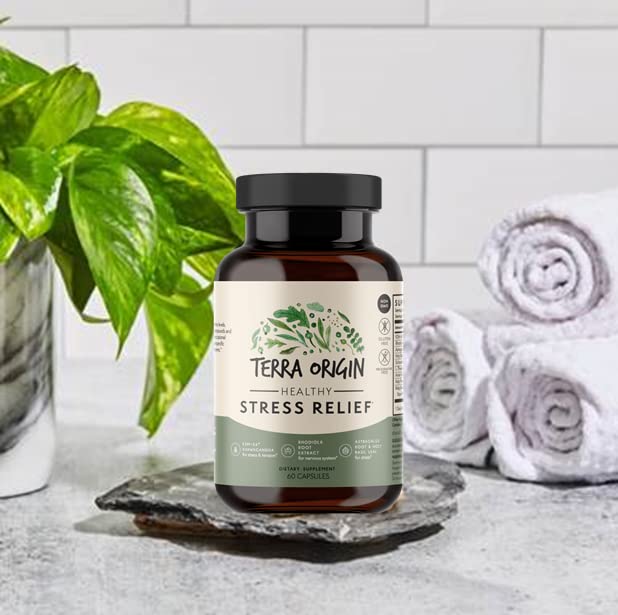 TERRA ORIGIN Healthy Stress Supplement 60 Capsules