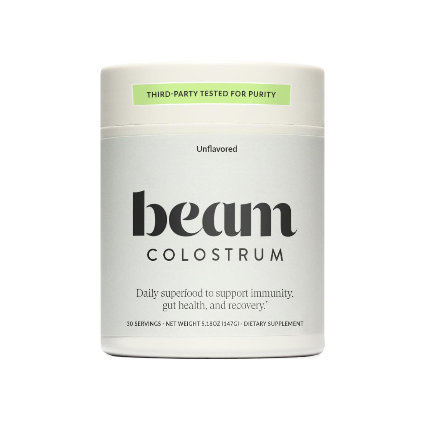 Beam Unflavored Colostrum Powder 5.92 oz
