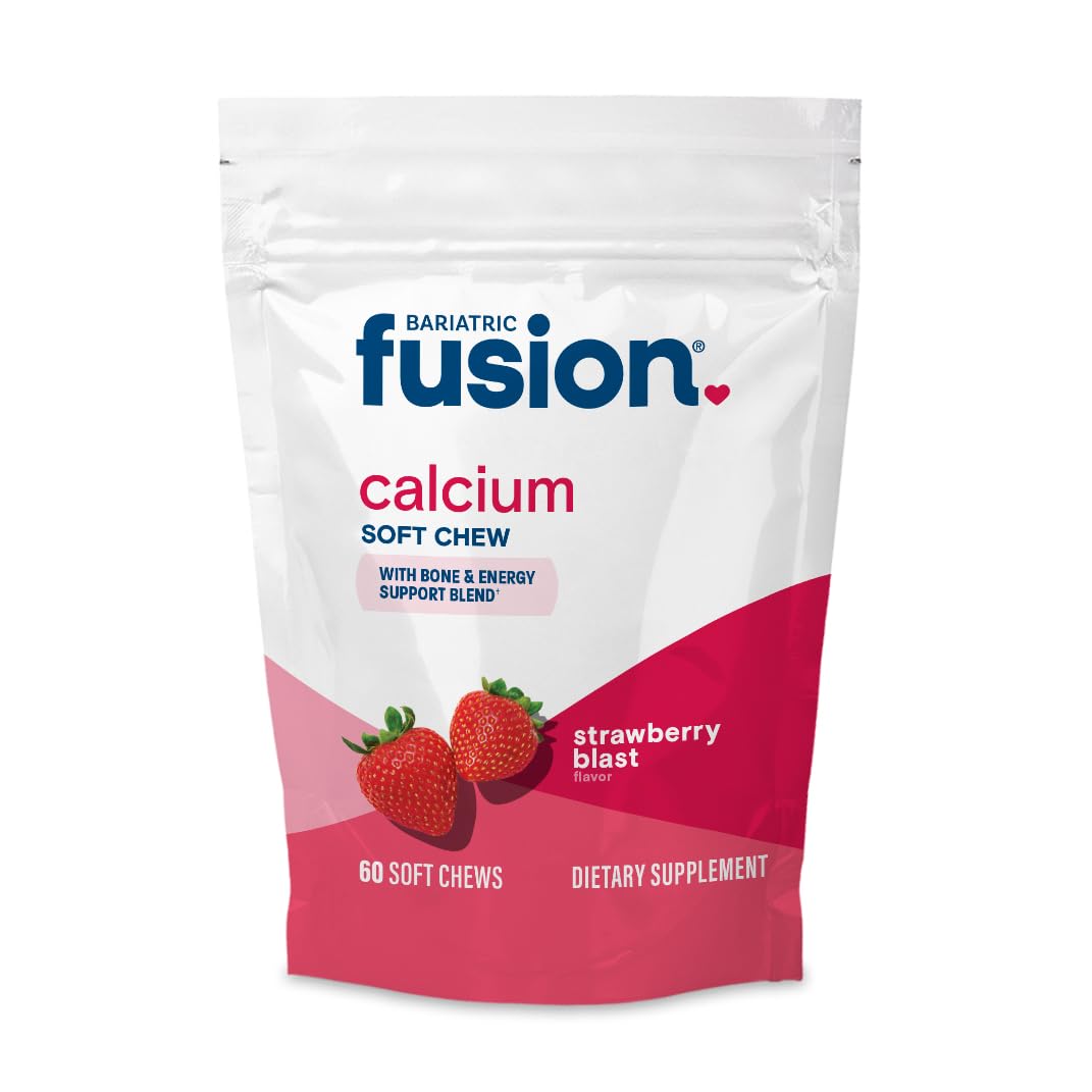Bariatric Fusion Calcium Citrate with Vitamin D3 Chews Gummy 60 Count