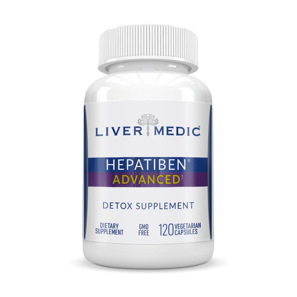 Liver Medic Hepatiben Liver Detox Cleanse Capsules 120 Capsules