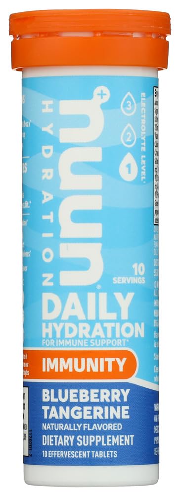 Nuun Immunity Blueberry Tangerine Tablets, 10 Count