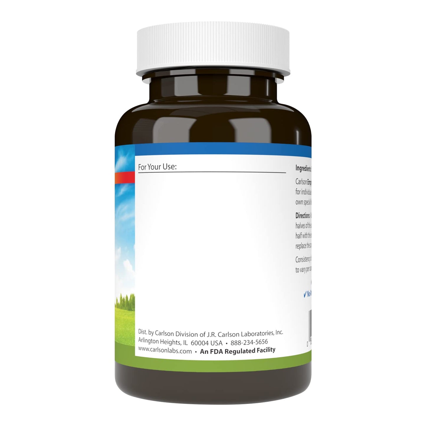 Carlson Empty Gelatin #0 Medium-Small Capsules, 150 Capsules
