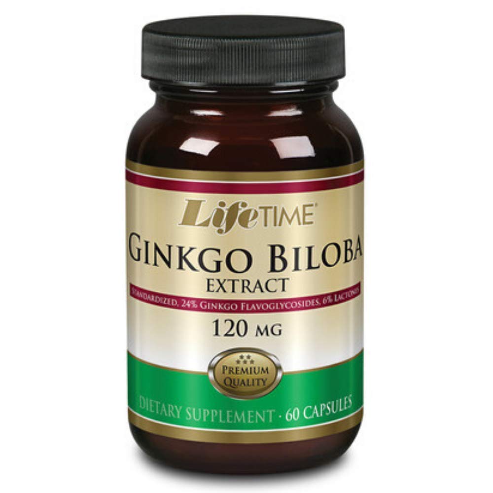 LIFETIME Ginkgo Biloba Extract 120mg Capsule 60 Capsules